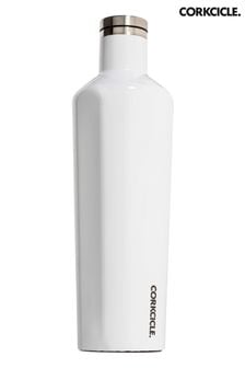 Corkcicle White Canteen Insulated Stainless Steel Bottle