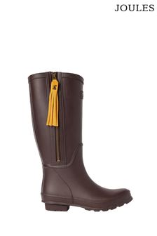 Joules Brown Collette Wellies With Interchangeable Tassel
