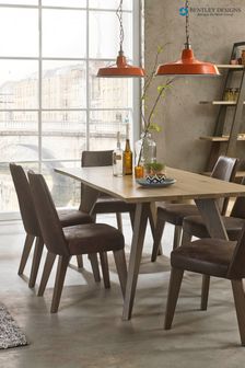 Bentley Designs Natural Cadell 6 Seater Dining Table