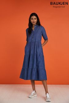 Baukjen Blue Kiera Organic Dress (977787) | £159