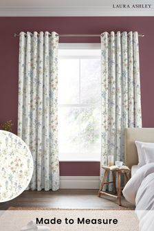 Chalk Pink Wild Meadow Wood Violet Made to Measure Curtains