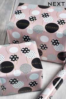 Pink Balloon Wrapping Paper