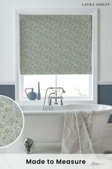 Newport Blue Painswick Paisley Wood Violet Made to Measure Roman Blinds