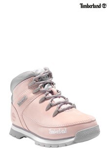 pink girl timberland boots