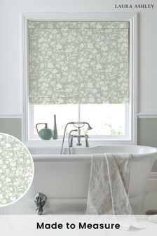 Hedgerow Green Rye Wood Violet Made to Measure Roman Blinds