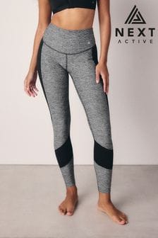 Grey Sports Leggings | Grey Running 
