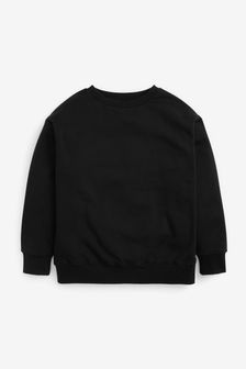 Relaxed Fit Crew Neck School Sweater (3-17yrs)