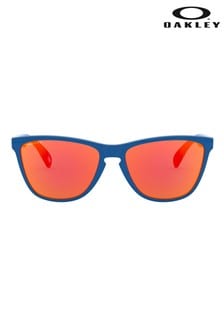 Oakley® Blue Frogskins Prizm Ruby Lens Sunglasses