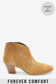 Forever Comfort® Western Style Ankle Boots