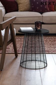 Black Wire Regular Side Table (998393) | £90