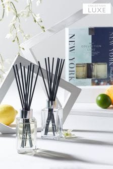 Set of 2 New York Moonlight Collection Luxe 85ml Diffusers (999344) | £22