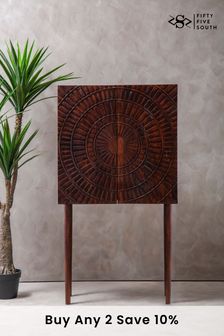 Fifty Five South Natural Vence Mango Wood Cabinet