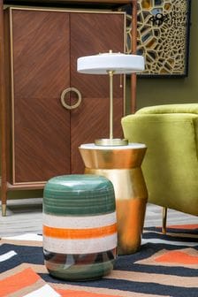Fifty Five South Green Sorrell Ceramic Table Stool