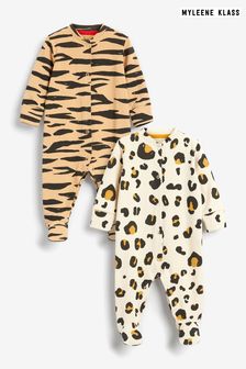 Myleene Klass Baby Printed Sleepsuits 2 Pack
