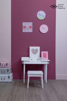 Fifty Five South White Childrens Dressing Table and Chair