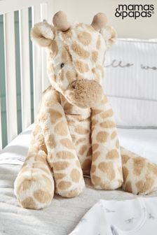 Mamas & Papas Brown Welcome to the World Soft Giraffe Toy