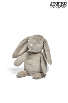 Mamas & Papas Grey Welcome to the World Soft Bunny Beanie Toy