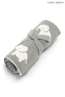Mamas & Papas WTTW Grey Elephant Kids Knitted Blanket