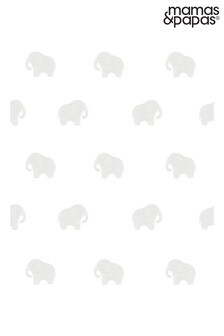 Mamas & Papas Grey Welcome to the World Elephant Wallpaper (A04116) | £22