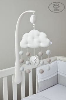 Mamas & Papas Grey Welcome to the World Elephant Musical Cot Mobile (A04122) | £39