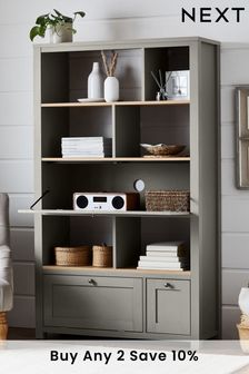Malvern Dove Grey Multi Use Display Shelf