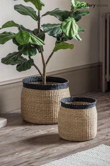 Gallery Home Set of 2 Natural Tonkin Baskets