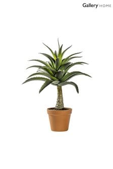 Gallery Home Green Artificial Agave Plant In Pot