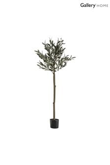 Gallery Home Green Artificial Medium Olive Tree In Pot