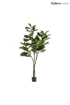 Gallery Home Green Artificial Fiddle Tree In Pot