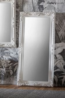 Gallery Home White Covorden Leaner Mirror