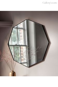 Gallery Home Black Drew Octagon Mirror