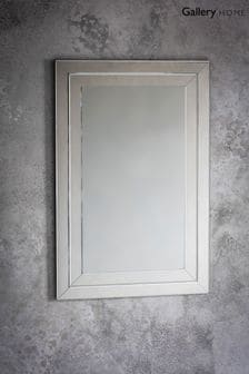 Gallery Direct Silver Khalil Rectangle Mirror