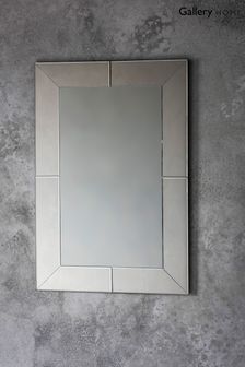 Gallery Direct Silver Meyers Rectangle Mirror
