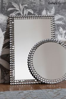 Gallery Direct Silver Troy Rectangle Mirror