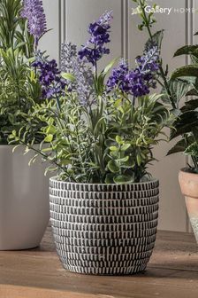 Gallery Direct Green Artificial Small Heritage Lavender Plant In Pot