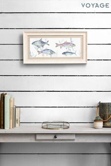 Voyage Blue Birch Ives Water Abalone Wall Art