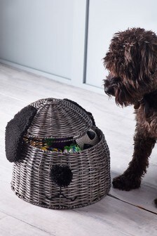 Woven Dog Storage Basket