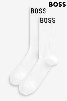 BOSS White Boss Sport Socks 2 Pack