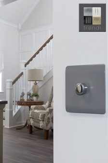 Trendiswitch Grey 1G LED Dimmer Light Switch