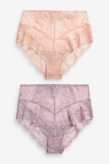 Lace Knickers 2 Pack