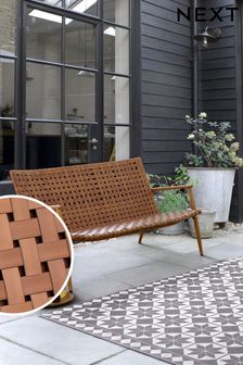 Tan Brown Stockholm Outdoor 2 Seat Sofa (A09500) | £185