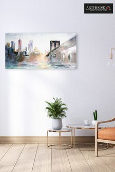 Arthouse Hand Painted NYC Canvas