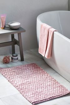 Pink Giant Bobble Bath Mat