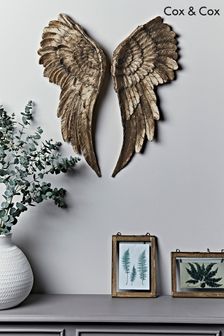 Cox & Cox Gold Antique Gold Angel Wings