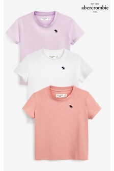 Abercrombie & Fitch Short-Sleeve T-Shirt  3 Pack (A11865) | £26