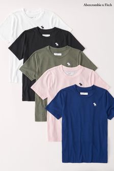 Abercrombie & Fitch Short Sleeve T-Shirts 5 Pack