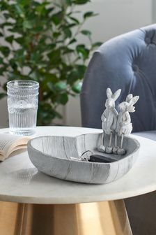 Grey Rosemary And Rowan Rabbit Grey Bowl