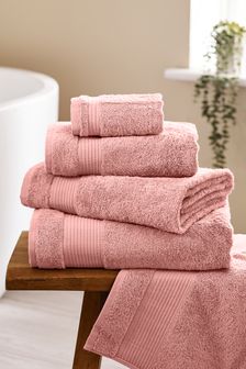 Peach Melba Pink Egyptian Cotton Towel