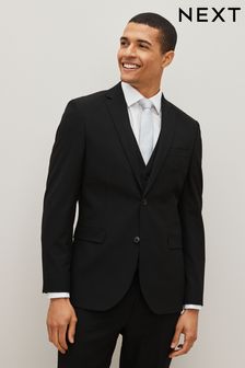 Black Slim Motion Flex Stretch Suit (A13738) | £79