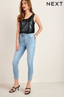 Bleach Comfort Stretch Mom Jeans (A14497) | £30
